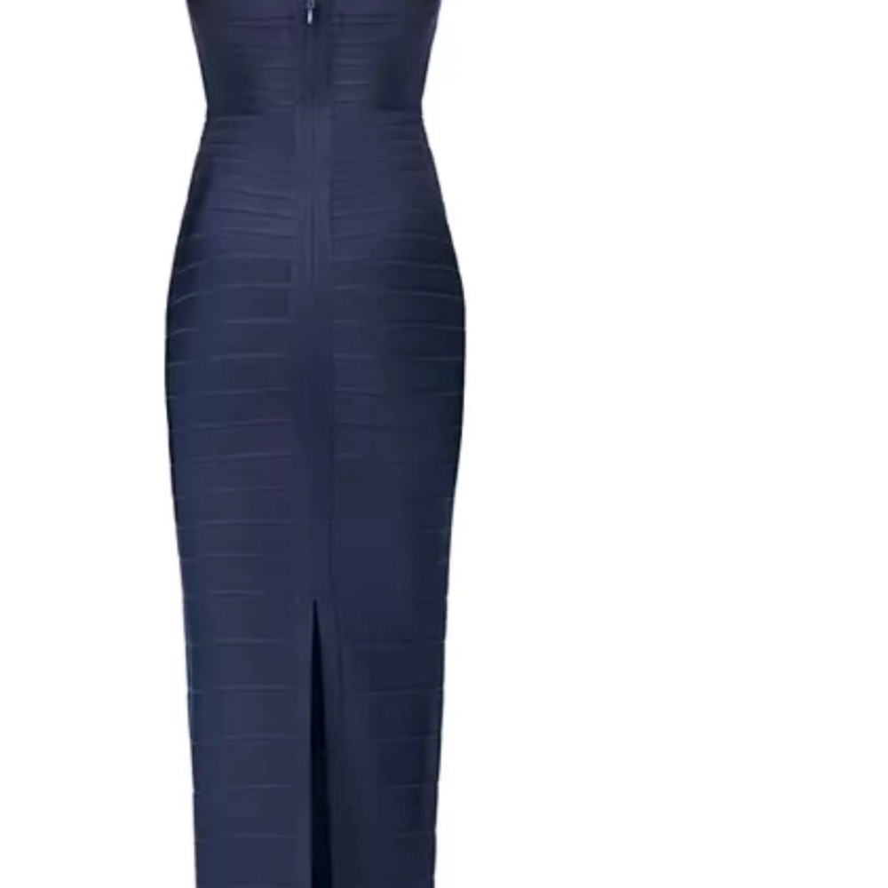 ✨Herve Leger NWT Stunning Classic Blue iconic bandage gown✨ - Picture 3 of 6
